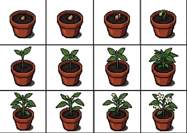 Growth stages with consistency